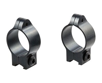 1'' LOW (0.35'') 11MM DOVETAIL RINGS, BLACK
