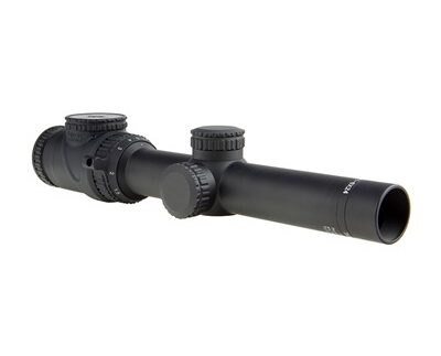 ACCUPOINT 1-6X24MM SFP ILLUM GREEN MOA-DOT CROSSHAIR BLK