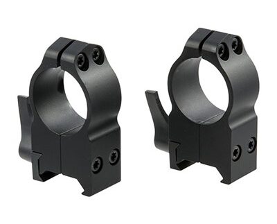 1'' EXTRA HIGH (0.65'') QD RINGS BLACK