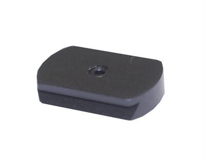 RIFLE ALUMINUM DOVETAIL SLOT BLANK BLACK