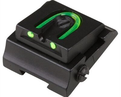 RIFLE  ADJUSTABLE FIBER OPTIC 1/4'' WGOS REAR SIGHT GREEN