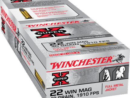 WINCHESTER SUPER-X HV 22WM 40GR FMJ