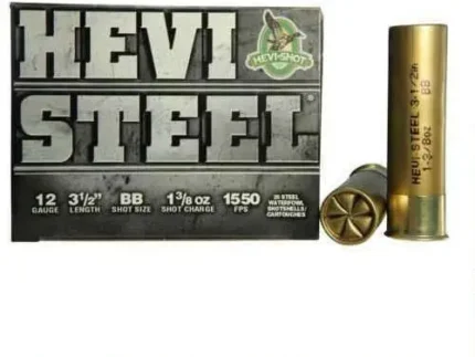 HEVI-SHOT HEVI-STEEL 12GA 3-1/2IN 1-3/8OZ BB 25 RD/BX 10 BX/CS
