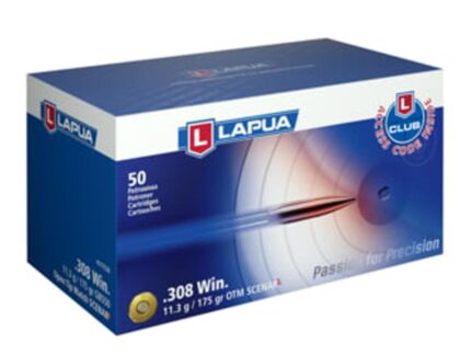 Lapua Rifle Ammo  308 Winchester 175gr Scenar-L OTM bx/50