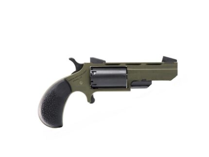 NAA Green Huntsman Conversion Handgun .22 LR/22 WMR 5rd Capacity 2" Barrel OD Green/Black