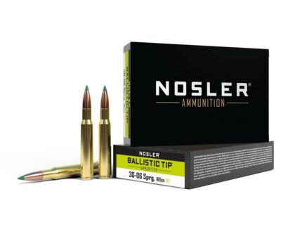 Nosler Ballistic Tip Rifle Ammunition .30-06 Sprg 165gr PT 2950 fps 20/ct
