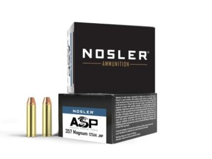 Nosler ASP Handgun Ammunition .357 Mag 125gr JHP 1450 fps 20/ct