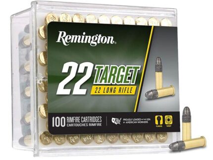 Remington 22 Target Rimfire Ammo .22 LR 40 gr RN 1150 fps 100/ct