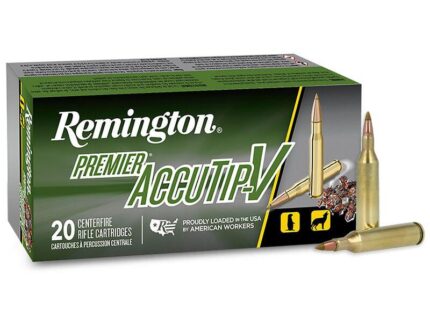 Remington Premier AccuTip Varmint Rifle Ammunition .17 Rem Fireball 20 gr ATV 4000 fps 20/ct