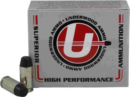 Underwood Ammo Hard Cast Flat Nose Handgun Ammunition 40 S&W 200gr FN 1000 fps 20/ct