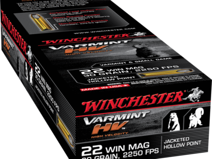 Winchester Supreme Rimfire Ammunition .22 WMR 30 gr. JHP 2250 fps 50/ct