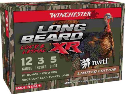 Winchester NWTF 50th Anniversary Long Beard Shotshells 12 ga 3" 1-3/4oz 1200 fps #5 10/ct
