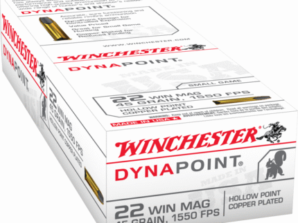 Winchester Dynapoint Rimfire Ammunition .22 WMR 45 gr. DP 1550 fps 50/ct