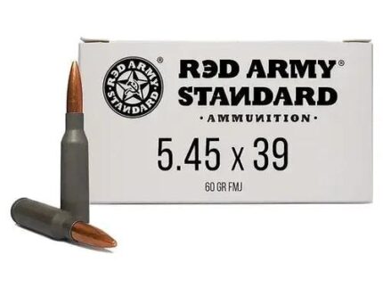Century Arms Red Army Standard Rifle Ammunition 5.45x39 60gr FMJ Lead Core 30/ct
