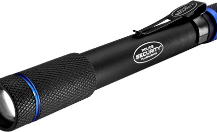 PSF AURA FLASHLIGHT WHITE 270 - LUM 2AAA BATTERIES 3 MODES