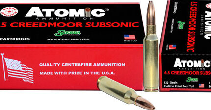 ATOMIC 6.5 CM 130GR SUBSONIC - HPBT 20RD 10BX/CS