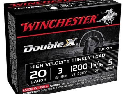 WINCHESTER DOUBLE-X 20GA 3" - 1-5/16OZ #5 10RD 10BX/CS