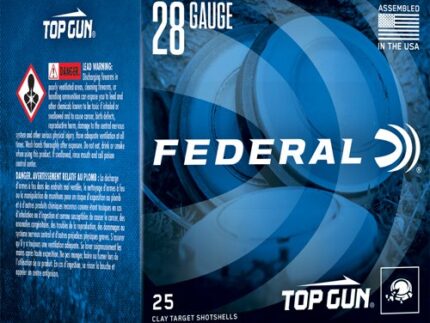 FEDERAL TOP GUN 28GA 2.75" 3/4 - OZ #8 1330FPS 250RD CASE LOT