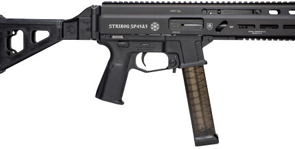 GRAND POWER STRIBOG SP45A3 - 45ACP 8" BBL 20RD W/BRACE BLK