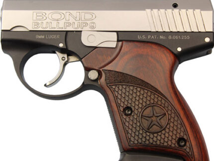 BOND ARMS BULLPUP 9MM - 3.35" TWO-TONE ROSEWOOD GRIPS