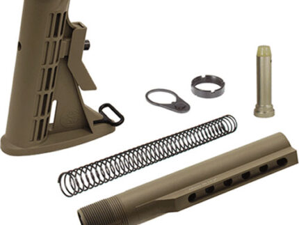 UTG STOCK ASSEMBLY AR-15 FDE - 6 POSITION MIL-SPEC