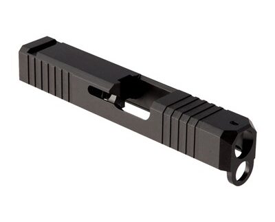 BRN IRON SIGHT SLIDE FOR GEN 1-4 GLOCK 26, BLACK NITRIDE
