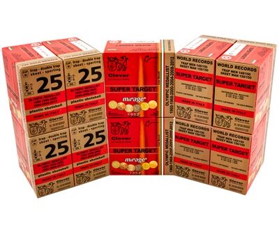 MIRAGE SUPER TARGET T1 12GA 2-3/4'' 1-1/8OZ #9 SHOT 250/CASE
