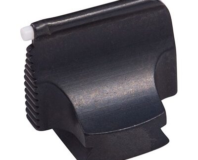 .570'' BARREL MOUNTED 1/16'' 57-W FRONT SIGHT STEEL WHITE