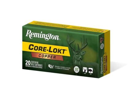 REMINGTON RCC360BH3 360 BUCKHAMMER 160GR CORE-LOKT COPPER HP 20 RD/BX 10 BX/CS