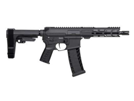 CMMG Banshee MK4 Fixed Ejector Handgun 9mm Luger 30rd Magazine 8" Barrel RipBrace Armor Black