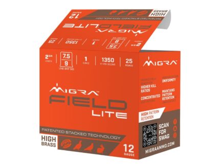 Migra Field Lite Stacked Shotshells 12ga 2-3/4" 1oz 1300 fps #7.5 & #9 25/ct