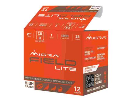 Migra Field Lite Stacked Shotshells 20ga 2-3/4" 1oz 1350 fps #7.5 & #9 25/ct