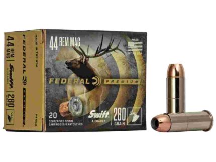 Federal Premium Vital-Shok Handgun Ammunition .44 Mag 280 gr SAF 1170 fps 20/box