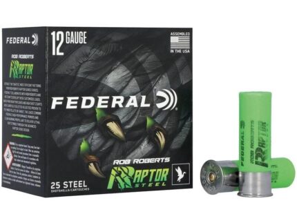 Federal Ron Roberts Raptor Steel Shotshells 12ga 3" 1-3/8oz 1400 fps #3 25/ct