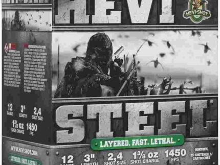 HEVI-Shot HEVI-Steel Shotshells 12ga 3" 1-3/8oz 1450 fps #2 25/ct