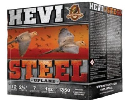 HEVI-Shot HEVI-Steel Upland Shotshells 12ga 2-3/4" 1oz 1350 fps #7 25/ct