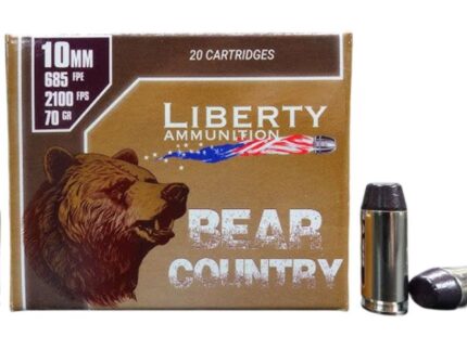 Liberty Bear Country Handgun 10mm Auto 70gr Solid 2100 fps 20/cts