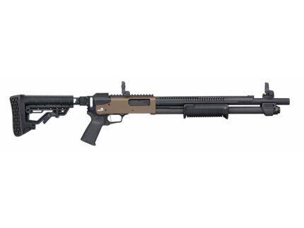 Mossberg 590R Shotgun 12 ga 2.75" Chamber 6rd Magazine 18.5" Barrel FDE