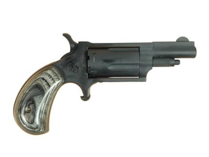 NAA 22M Mini Revolver Handgun .22 Magnum 5rd Capacity 1.625" Barrel Grey Cerakote with Silver & Black Grip