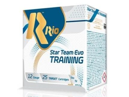 Rio Star Team Evo Training 24 Gram Shotshells 12 ga 2-3/4" 1340fps 7/8oz #8 25/ct