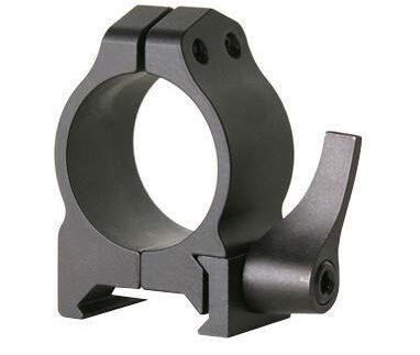 Warne 2-Piece Maxima QD Scope Ringmounts with Grooved Receiver - Ruger 77 M77 Hawkeye 1" Medium Matte