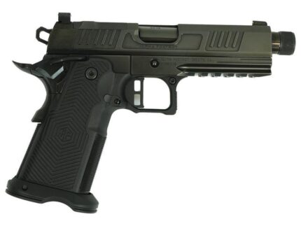 Alpha Foxtrot AF1911 Romulus Handgun 9mm Luger 17rd & 20rd Magazine 4.25" Threaded Barrel Black RMSc Cut Polished DLC