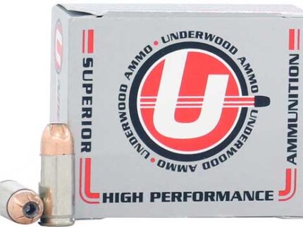 UNDERWOOD 9MM LUGER +P 115GR - JHP 20RD 10BX/CS