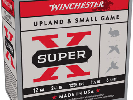 WINCHESTER SUPER-X 12GA 2.75" - 1-1/8OZ #6 1255FPS 250RD CASE
