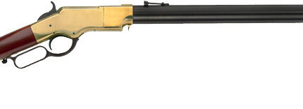 CIMARRON 1860 HENRY 45LC - 24" BRASS FRAME BLUED WALNUT