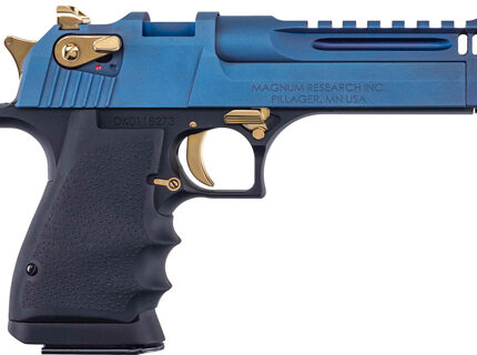 DESERT EAGLE L5 SERIES 50AE - 5" BLACK & CARBO BLUE PVD