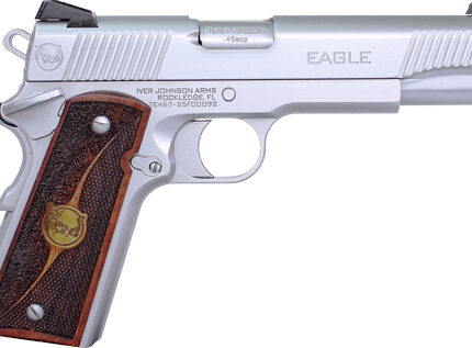 IVER JOHNSON EAGLE HC GEN2 - 1911 45ACP 8RD SATIN CHROME