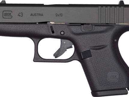 USED GLOCK 43 PISTOL 9MM - 2-6RD MAGS EXCELLENT COND.