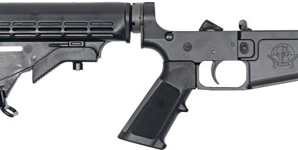 GLFA LOWER GROUP AR-15 5.56MM - W/ADJUSTABLE STOCK BLACK