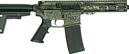 GLFA AR15 PISTOL 223 WYLDE - BUNDLE W/ 5 KNIVES LICHEN GRN